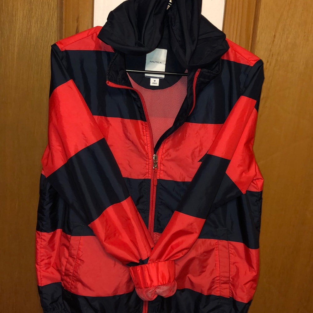Bumble stripe windbreaker